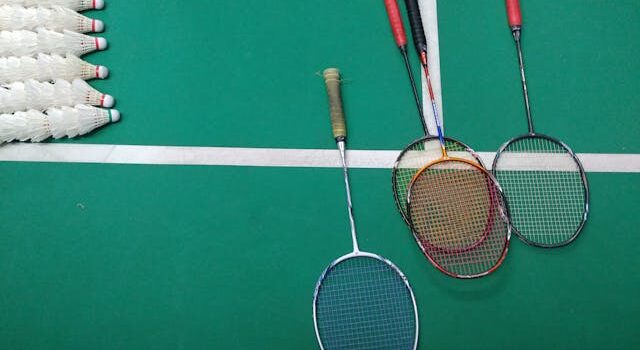 Zoom sur les dimensions du terrain de badminton