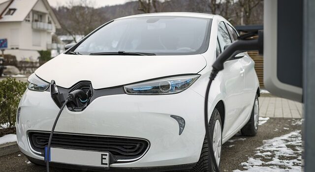 Une voiture électrique