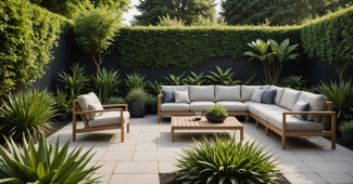 Jardin moderne : esthétique et simplicité