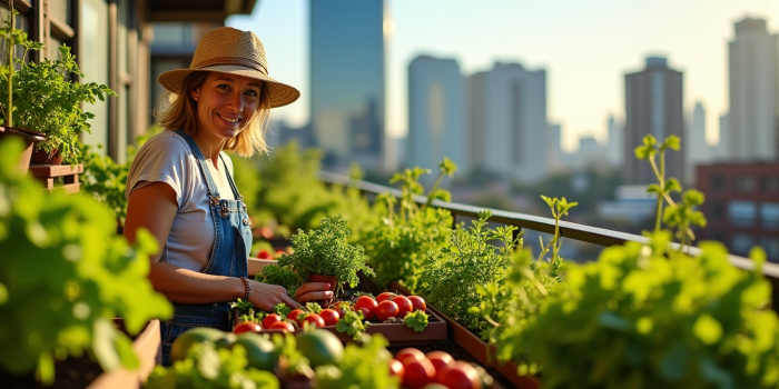 Cultiver des légumes dans un petit espace urbain