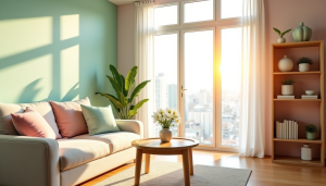 Créer un espace de vie apaisant avec des couleurs douces