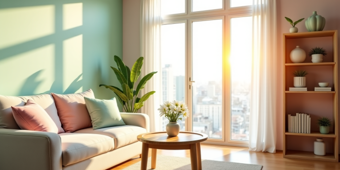 Créer un espace de vie apaisant avec des couleurs douces