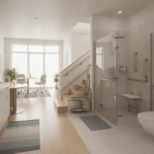intérieur aménagement sénior